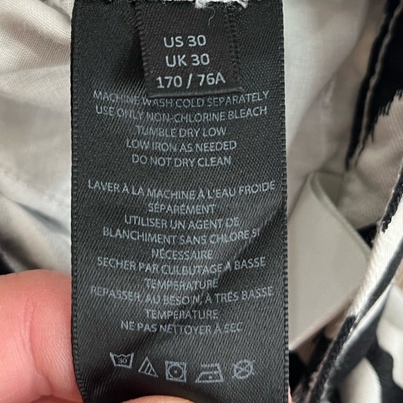 BDG Leila Zebra Print Carpenter Cargo Pants | Size 30 Urban Outfitters - Picture 14 of 15